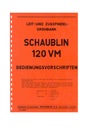 DTR - Токарный станок Schaublin 10 VM