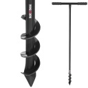 РУЧНОЙ ШНЕК ДЛЯ ПОЧВЕННЫХ СТОЛБОВ БУРА 50 ММ САДОВЫЙ ШНЕК