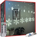 СВЕТОВОЙ ЗАНАВЕС СОСУЛЬКИ ЛЕПЕСТКИ И ЗВЕЗДЫ СВЕТОДИОДНЫЙ ПУЛЬТ ДИСТАНЦИОННОГО УПРАВЛЕНИЯ