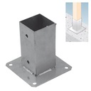 ОСНОВАНИЕ СТОЙКИ ПРИВИНЧЕННОЕ К БЕТОНУ PSP70 72x150x1,8 КВАДРАТ DOMAX