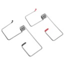 4 SZT. MULTIFUNCTIONAL KIT AMPLIFIER FRAME JANITORS AUTOMOBILE ZE STEEL NIERDZEWNEJ, COLOR RED  photo 5