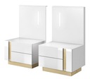 Прикроватные тумбочки АРТИ + светодиодное освещение