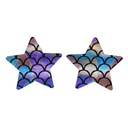 Ультратонкая лазерная сексуальная наклейка на грудь с блестками 1