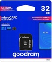 Karta pamięci GoodRam microSD HC 32GB micro sd Pojemność karty 32 GB