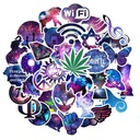 НАКЛЕЙКИ НА ЧЕМОДАН ДЛЯ НОУТБУКА COSMIC MIX 35 шт.