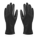 Betlewski Zimné kožené dámske hmatové rukavice pre smartphone teplé S Druh prstové