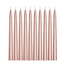 Традиционные конические свечи Rose Gold Rose Gold 24см Металлик 10 шт.