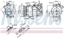 NISSENS 890299 COMPRESOR ACONDICIONAMIENTO 