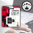 Pamäťová karta 128GB Micro SD KINGSTON SDCS2 C10 V10 A2 100Mb/s adaptér Stav balenia originálne