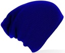 BAWEŁNIANA CIEPŁA CZAPKA BEANIE OVERSIZE SMERFETKA