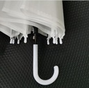 Белый элегантный зонт, свадебный зонт, автоматический, большой, складной, xxl