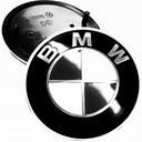 ЭМБЛЕМА BMW 74 мм ЧЕРНАЯ ЗАДНЯЯ E46 E90 F22 F23 F30 F31 F32 F33 F35..