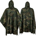 ДОЖДЕВИК ПОНЧО MIL-TEC CAMO CAMO Плащ Woodland + GR.