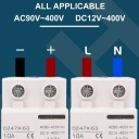 BRNAEAKER 2P 10A 400V AC DC MCB PRZEACZNIK ЗАХИСТУ UPYWU NA DOMOWY BD  (17812711581) фото min 9