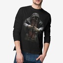 LONGSLEEVE HORROR/ROCK SKULL CZARNA