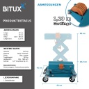 ПІДЙОМНИК КОРОБКИ ПЕРЕДАЧ 500KG BITUXX ГИДРАВЛІЧНИЙ WARSZTAT  (18717205213) фото min 11