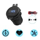 ЗАРЯДНИЙ ПРИСТРІЙ USB 2XA QC 3.0 DO ПОЗИЦІЯ 36W QUICK CHARGE ГОЛУБА  фото 13