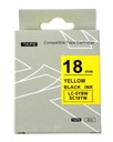 Taśma SC18YW zamiennik Epson LC-5YBW 18mm