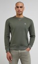 Lee PLAIN CREW SWEAT Olive Grove ZELENÁ MIKINA S MALÝM LOGOM REGULAR FIT 5XL Kód výrobcu 112341660