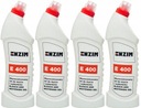 Enzim Żel do WC E400 Wybielanie Zestaw 4x0,75L