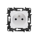 LEGRAND NILOE STEP GNIAZDO POJEDYNCZE Z/U BIAŁE