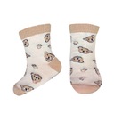 Детские хлопковые носки с рисунком мишек, цвет экрю, Milusie, размер 31/34