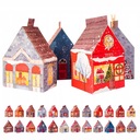 KALENDARZ ADWENTOWY 24 Domki Wioska Świąteczna DIY