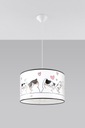 Lampa wisząca CAT 40 abażur koty dla dziewczynki Zasilanie sieciowe