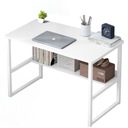 LOFT WHITE YOUNG КОМПЬЮТЕРНЫЙ СТОЛ С ПОЛКОЙ, СОВРЕМЕННЫЙ, 100 СМ
