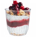 PUCHARKI DO DESERÓW SZKLANKI PLASTIKOWE 25x250ml