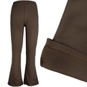 Спортивные брюки клеш БРЮКИ с расклешенными штанинами ЛЕГГИНГИ FLARE коричневый 152