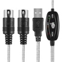 Kabel USB na MIDI konwerter 1,9 m IN OUT Kod producenta K602