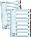 КАРТОННЫЕ ВСТАВКИ ESSELTE МАЙЛАР A4 1-20 микс x2
