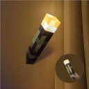 Нічник Minecraft Факел Настінний USB Акумулятор 28см Пластик