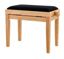 Nastaviteľná lavica stolička na klavír drevo Thomann KB-15NM matná Aktuálne Hmotnosť (s balením) 8.6 kg