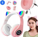 БЕСПРОВОДНЫЕ НАУШНИКИ BLUETOOTH ДЛЯ ДЕТЕЙ КОШАЧЬИ УШИ С ПОДСВЕТКОЙ ПОДАРОК