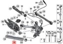 BMW 3 E90 Rear Trailing Control Arm 33322406291 2406291 (18467217608) фото min 10