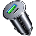 Мощное быстрое автомобильное зарядное устройство USB-C TYPE-C PD 30 Вт USB QC 18 Вт