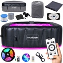 Надувной СПА на 6 человек, садовый бассейн с гидромассажем, озон, Wi-Fi освещение.