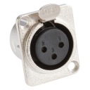 Adam Hall 7837 Гнездо XLR, женское, тип D