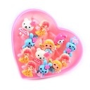 PIERŚCIONKI DLA DZIEWCZYNEK ANIOŁEK WRÓŻKA MIŚ ZESTAW PIERŚCIONKÓW 12SZT