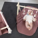 ПІДСТАВКА навчальна ГІМНАСТИЧНА baby gym 4 ПІДВІСКИ ІГРАШКИ матеріал VELVET