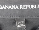 BANNANA REPUBLIC SPODNIE CZARNE GARNITUROWE PAS 88 ROZMIAR NA METCE 34/32 Marka bez marki