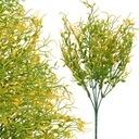 SZTUCZNA GAŁĄZKA RUSKUS 39cm ŻÓŁTA WYPEŁNIACZ DODATEK DO STROIKÓW POMNIK