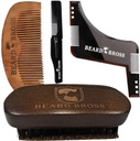 Набор для бороды BRUSH TEMPLATE COMB