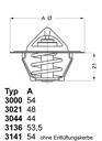 WAHLER TERMOSTAT AUDI A3 A4 A6 TT 1.6 1.8 1.8T Katalógové číslo dielu 3141.87D