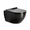 VELDMAN ЧЕРНЫЙ УНИТАЗ БЕЗОБОДКИ СИДЕНЬЕ VERA