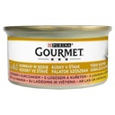 Gourmet Gold łosoś i kurczak w sosie 85g Liczba sztuk w opakowaniu 1 szt.