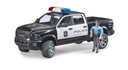 Policajné vozidlo Ram 2500 Police Truck Bruder 02505 Hrdina žiadny