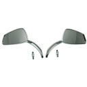 RÉTROVISEURS CHROME SUZUKI KAWASAKI HONDA VESPA APRILIA M10 (23040)photo 6